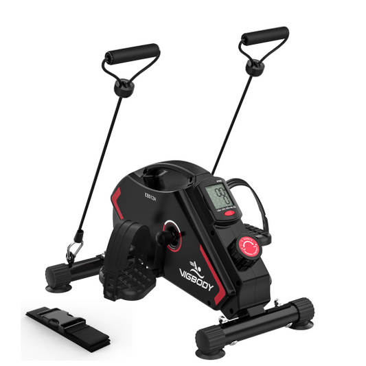 Magnetic Mini Exercise Bike EB512 with Resistance Bands