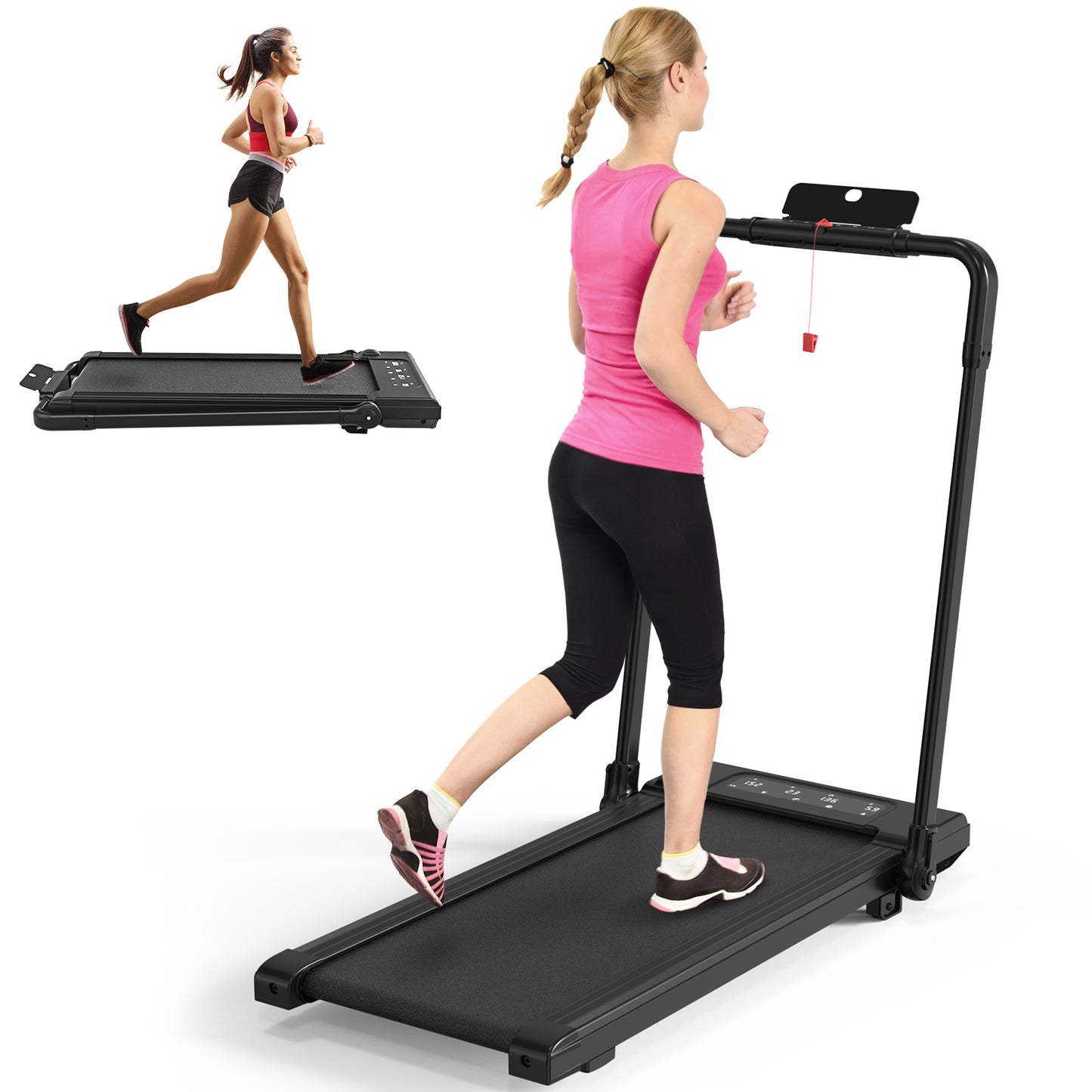 2 in 1 Fold up Treadmill