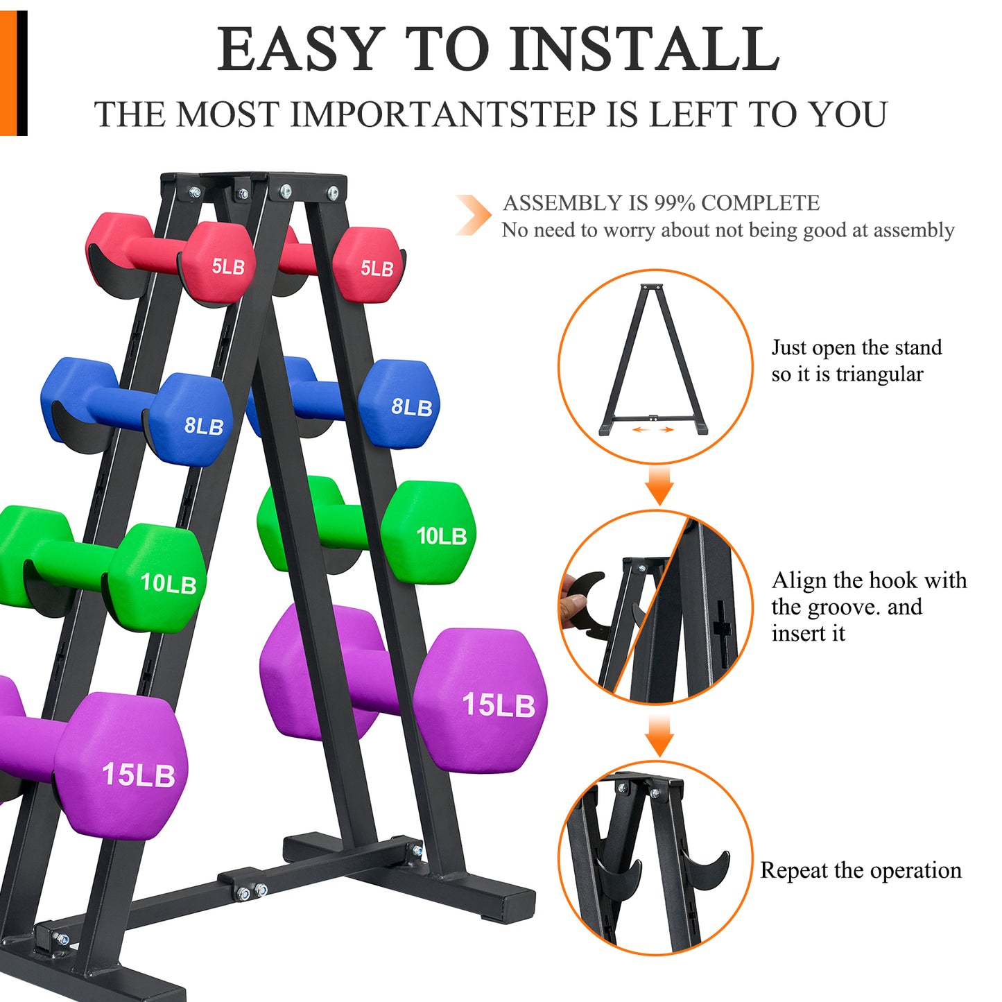 Adjustable Dumbbell Rack