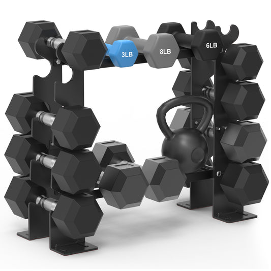 Dumbbell Storage Rack Black