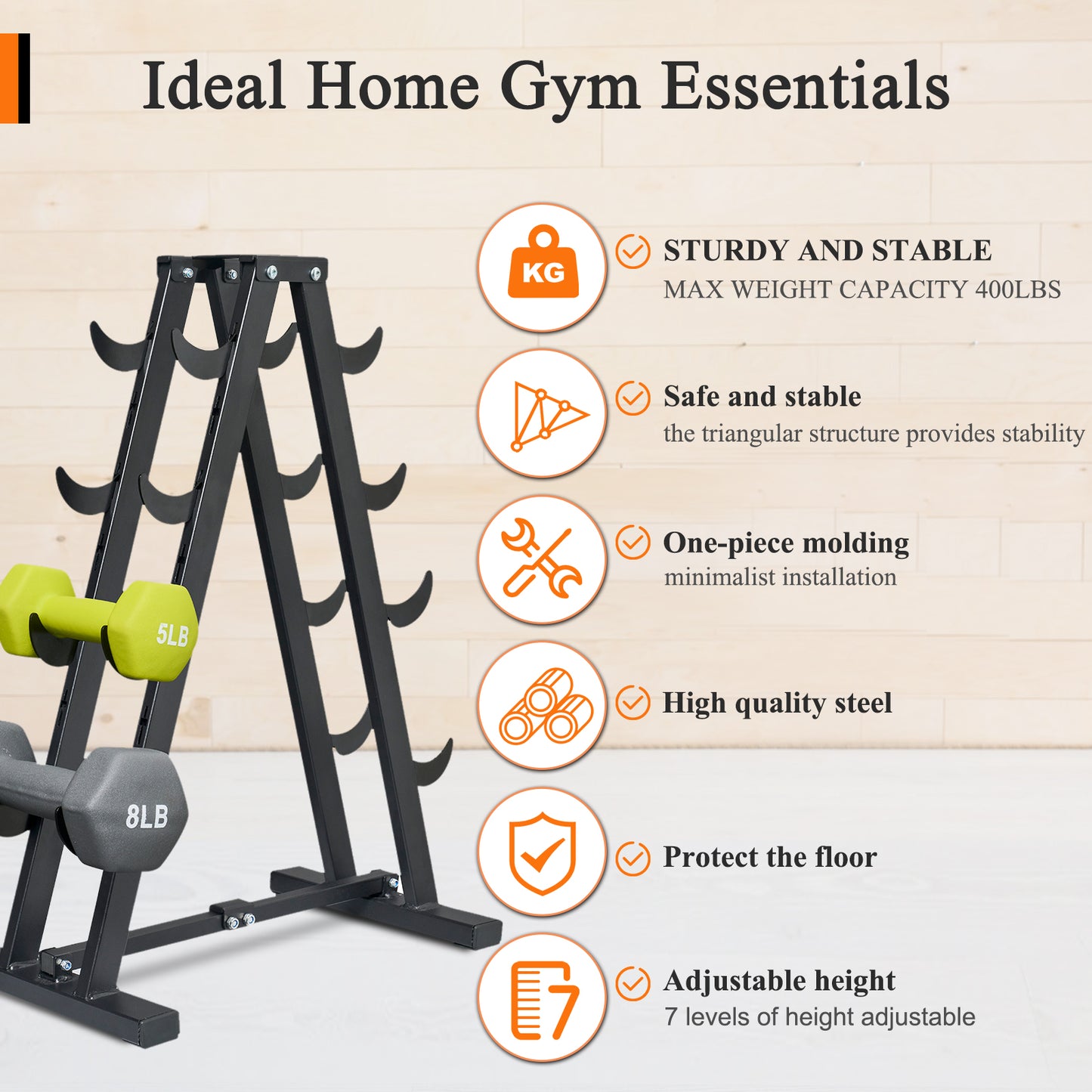 Adjustable Dumbbell Rack