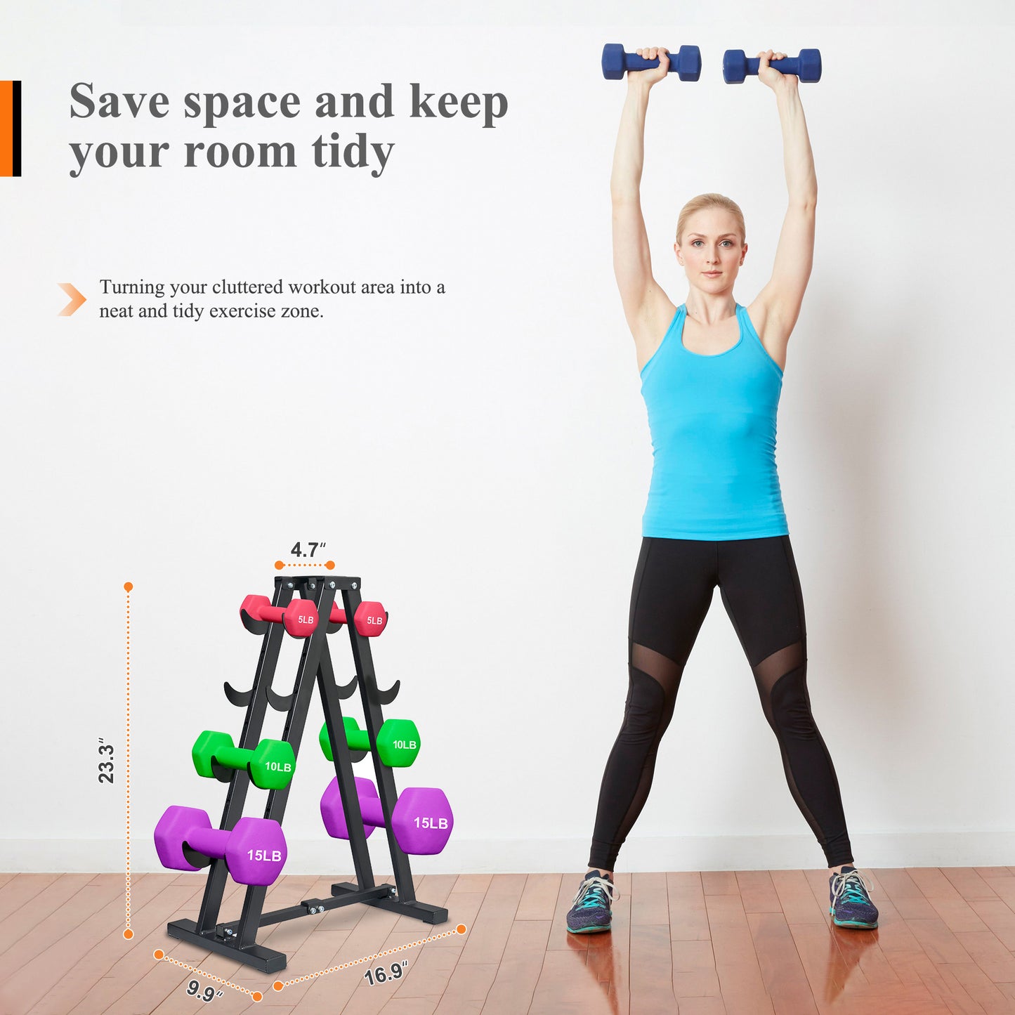 Adjustable Dumbbell Rack