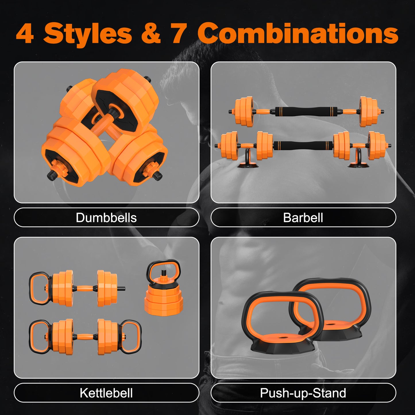 Adjustable & Multifunctional Weight Set