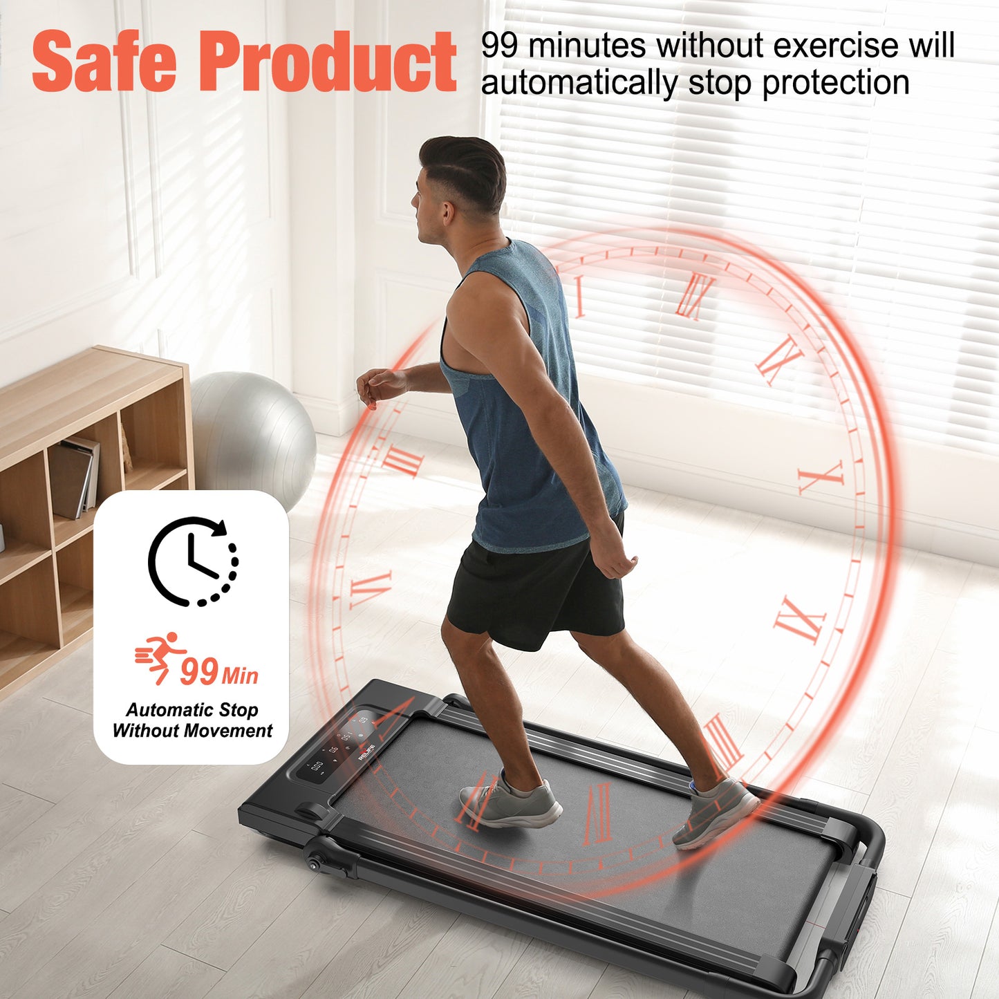 2 in 1 Fold up Treadmill